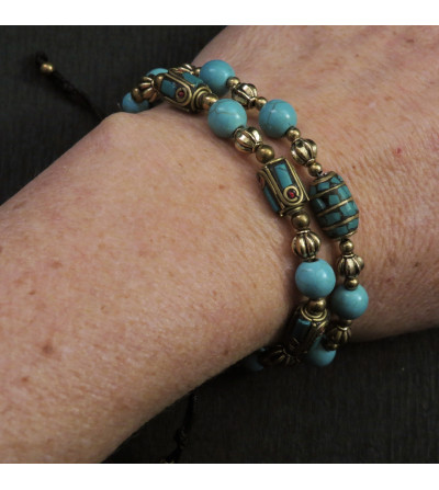 Bracelet fantaisie Turquoise