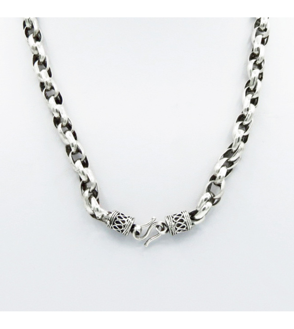 Collier maille tambour