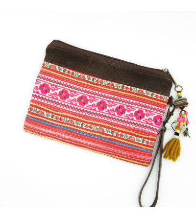 ethnic hand pouch