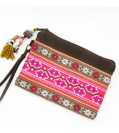 ethnic hand pouch